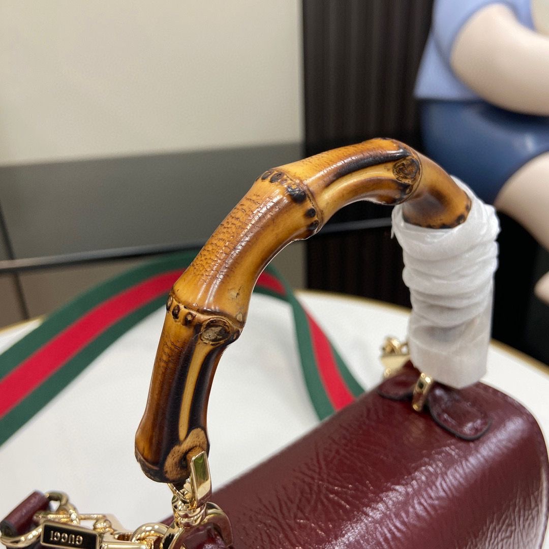 Minibolso de mano Gucci Bamboo 1947 Gucci - Imagen 7