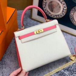 Bolso Kelly 25 Hermes Edición Limitada (Hecho a mano)