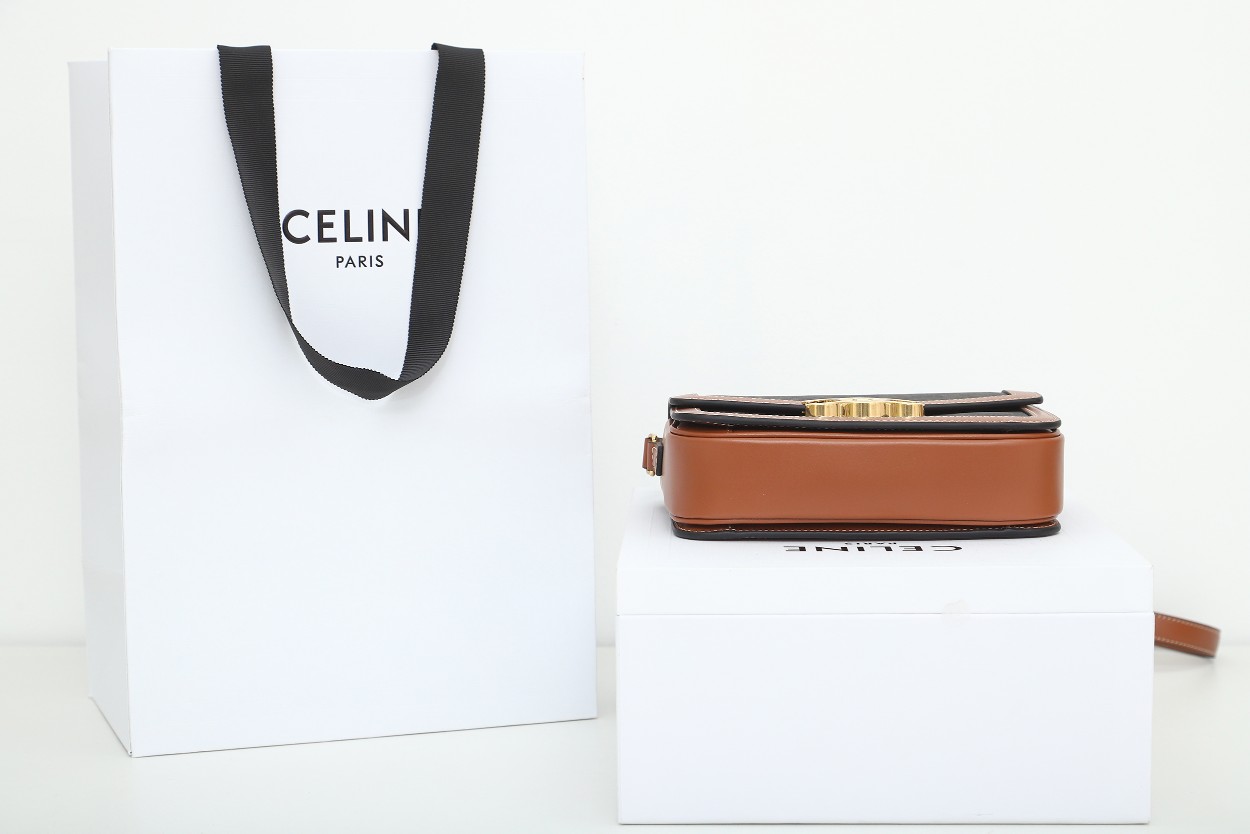 Bolso Pequeño de lona Triomphe Celine - Imagen 6