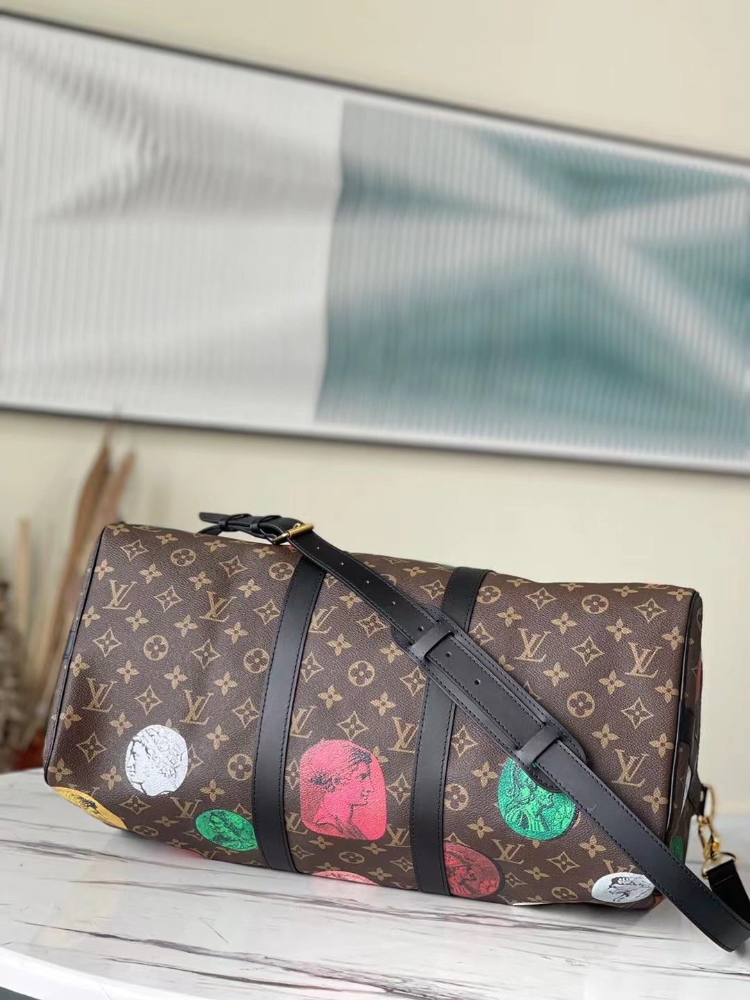 BOLSA DE VIAJE KEEPALL 45 CON BANDOLERA Louis Vuitton - Imagen 2
