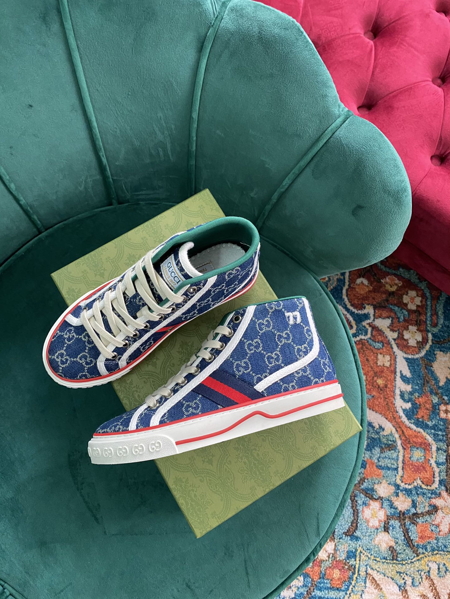 Zapatilla alta Gucci Tennis 1977 GUCCI