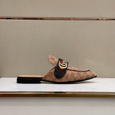 Slipper Princetown con doble GG GUCCI - Imagen 2