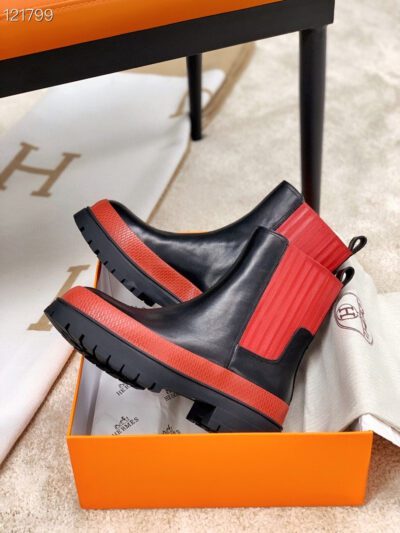 Botines de cuero HERMES - Imagen 6