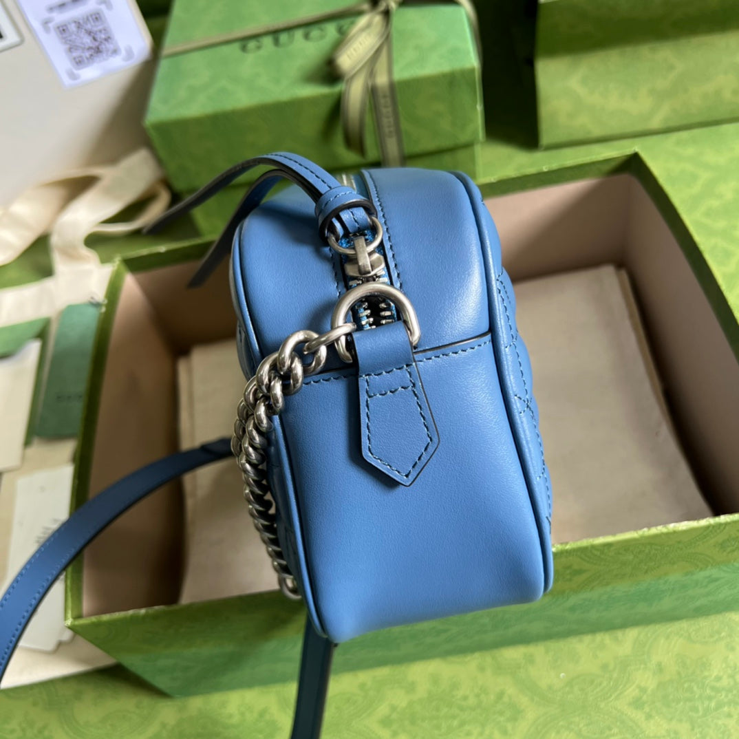 Bolso de hombro GG Marmont de piel matelassé GUCCI - Imagen 7