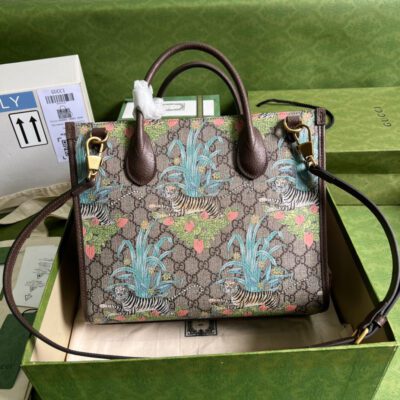 Bolso tote GG pequeño Tiger GUCCI - Imagen 6