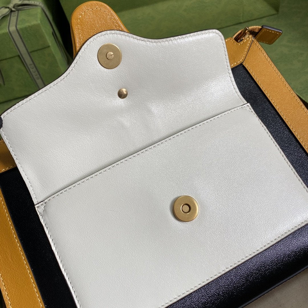 Pequeña bolsa de mensajero con Double G GUCCI - Imagen 6