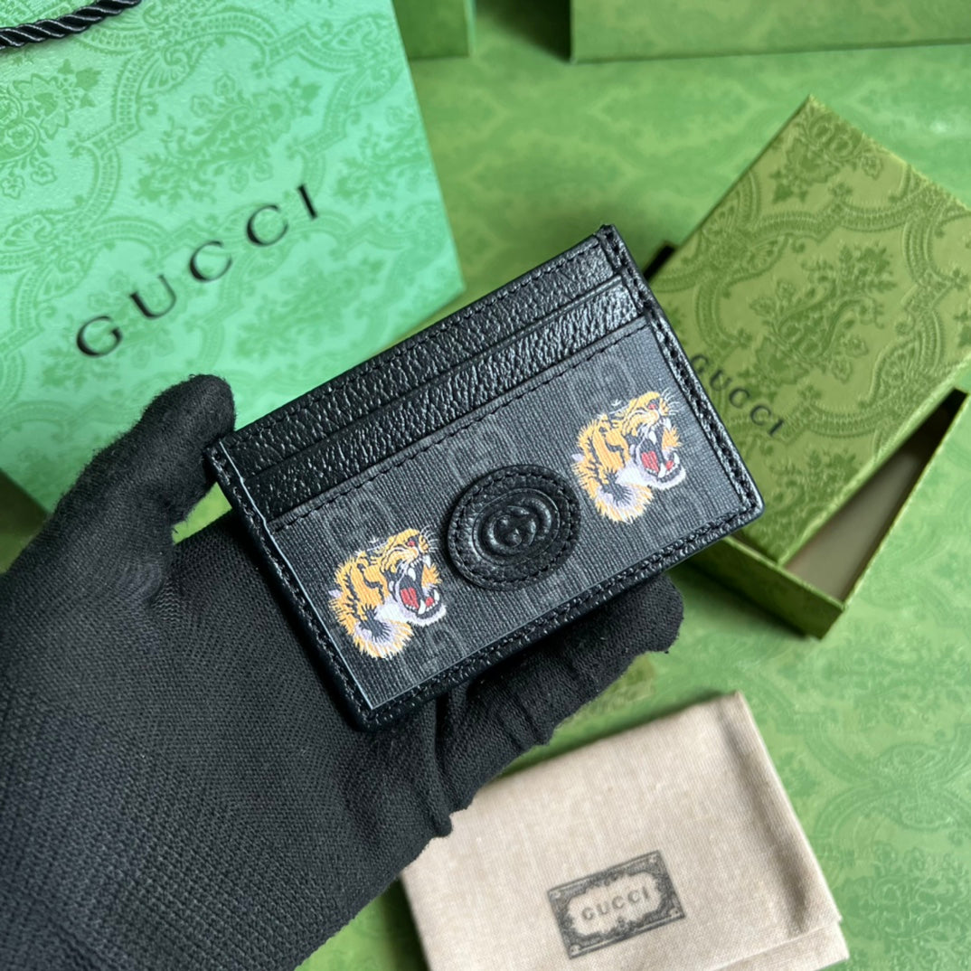 Cartera tarjetero con GG GUCCI