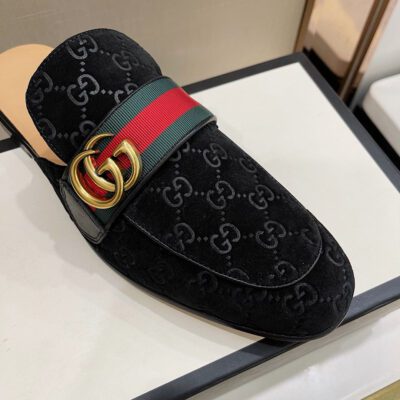 Slipper Princetown con doble GG GUCCI - Imagen 4