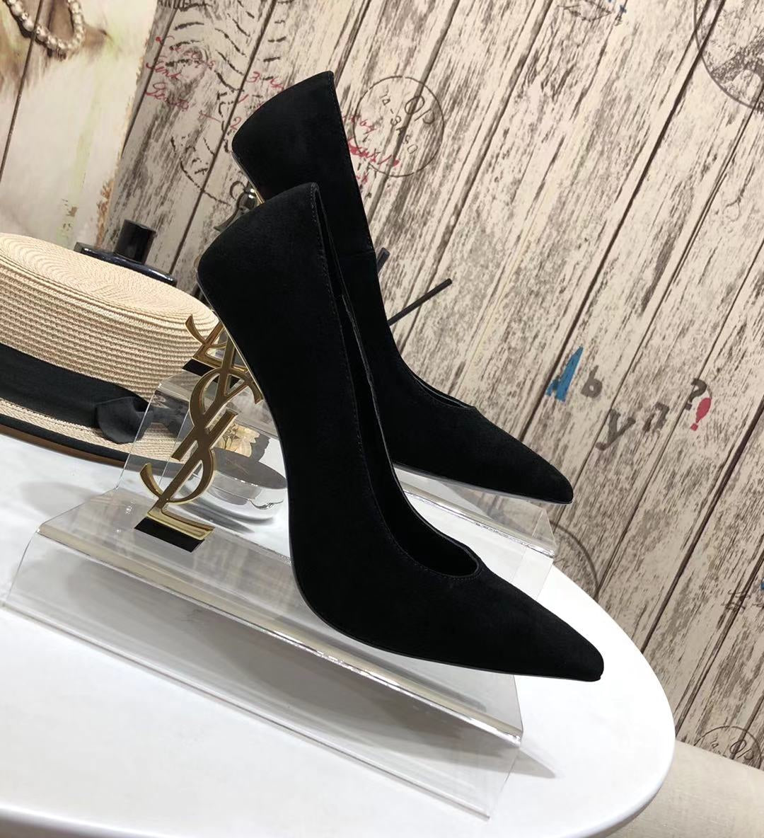 Zapatos de Salón Opyum Ante YSL - Imagen 8