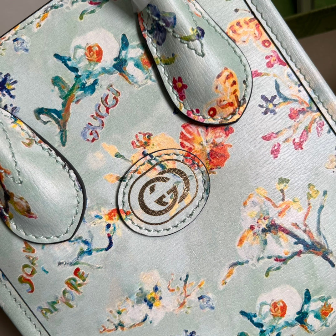 Minibolso tote con GG GUCCI - Imagen 9