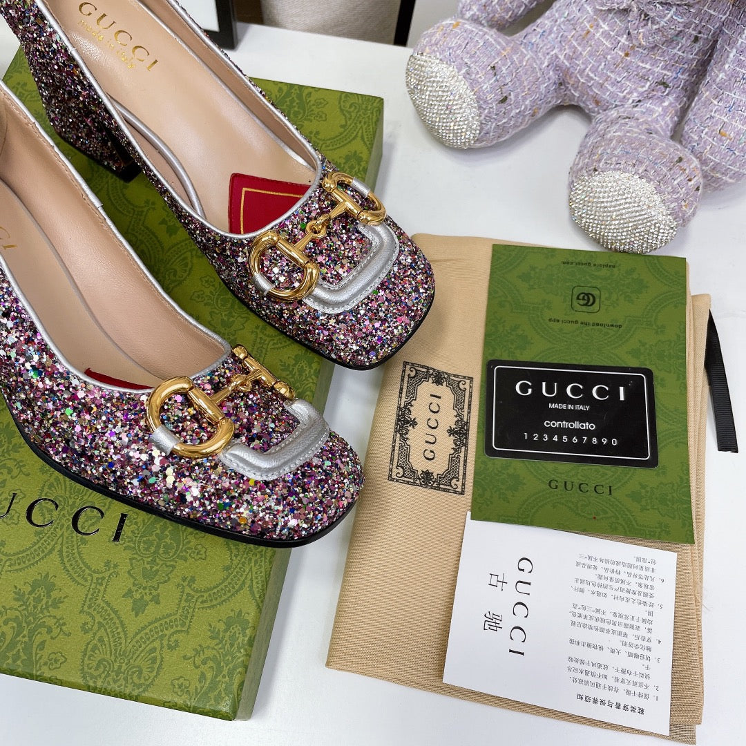 Bailarina Plana con Horsebit Gucci - Imagen 5