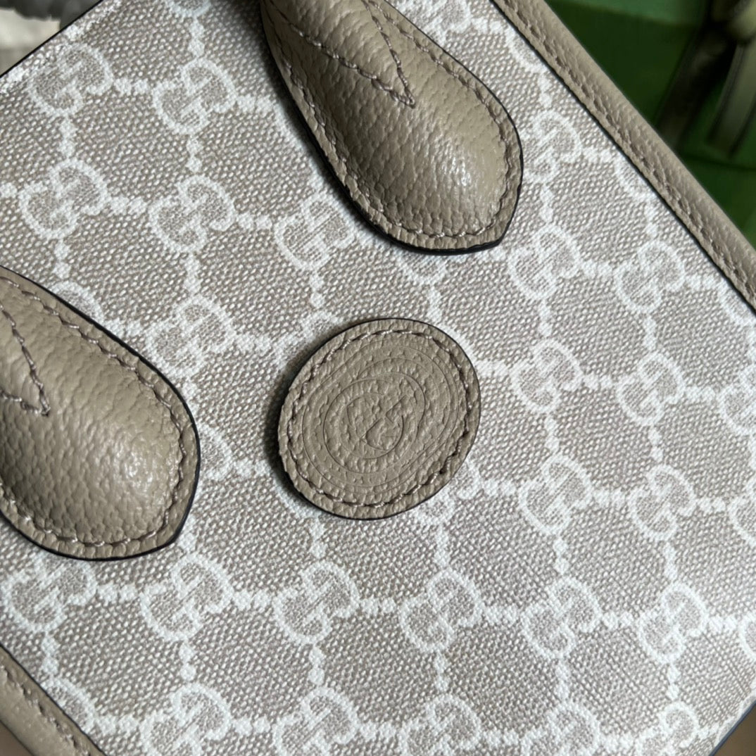 Minibolso tote con GG GUCCI - Imagen 4
