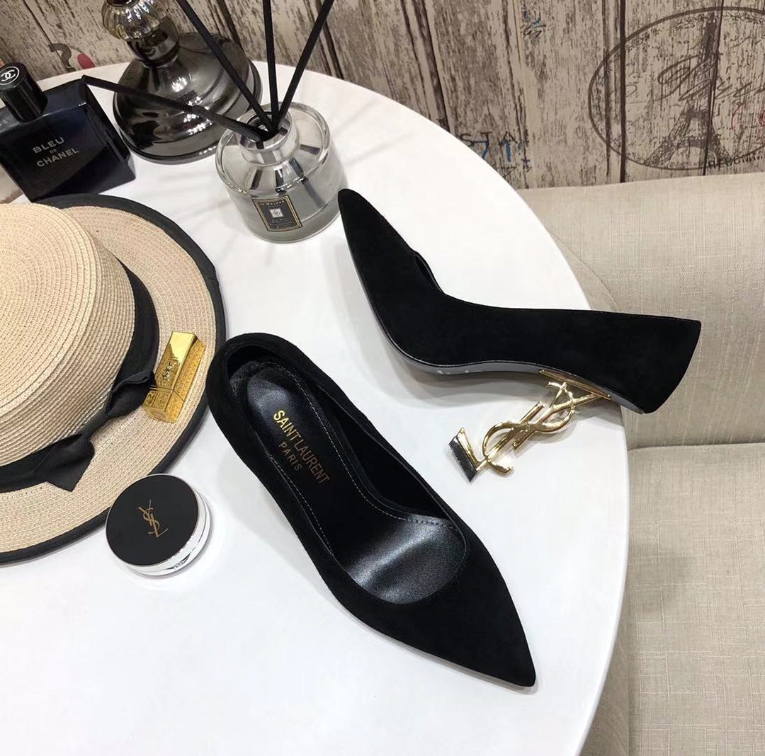 Zapatos de Salón Opyum Ante YSL - Imagen 7