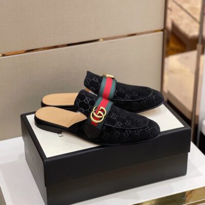 Slipper Princetown con doble GG GUCCI