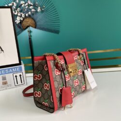 Bolso de hombro pequeño con motivo de San Valentín Chino Padlock GG GUCCI - KJ PLUS