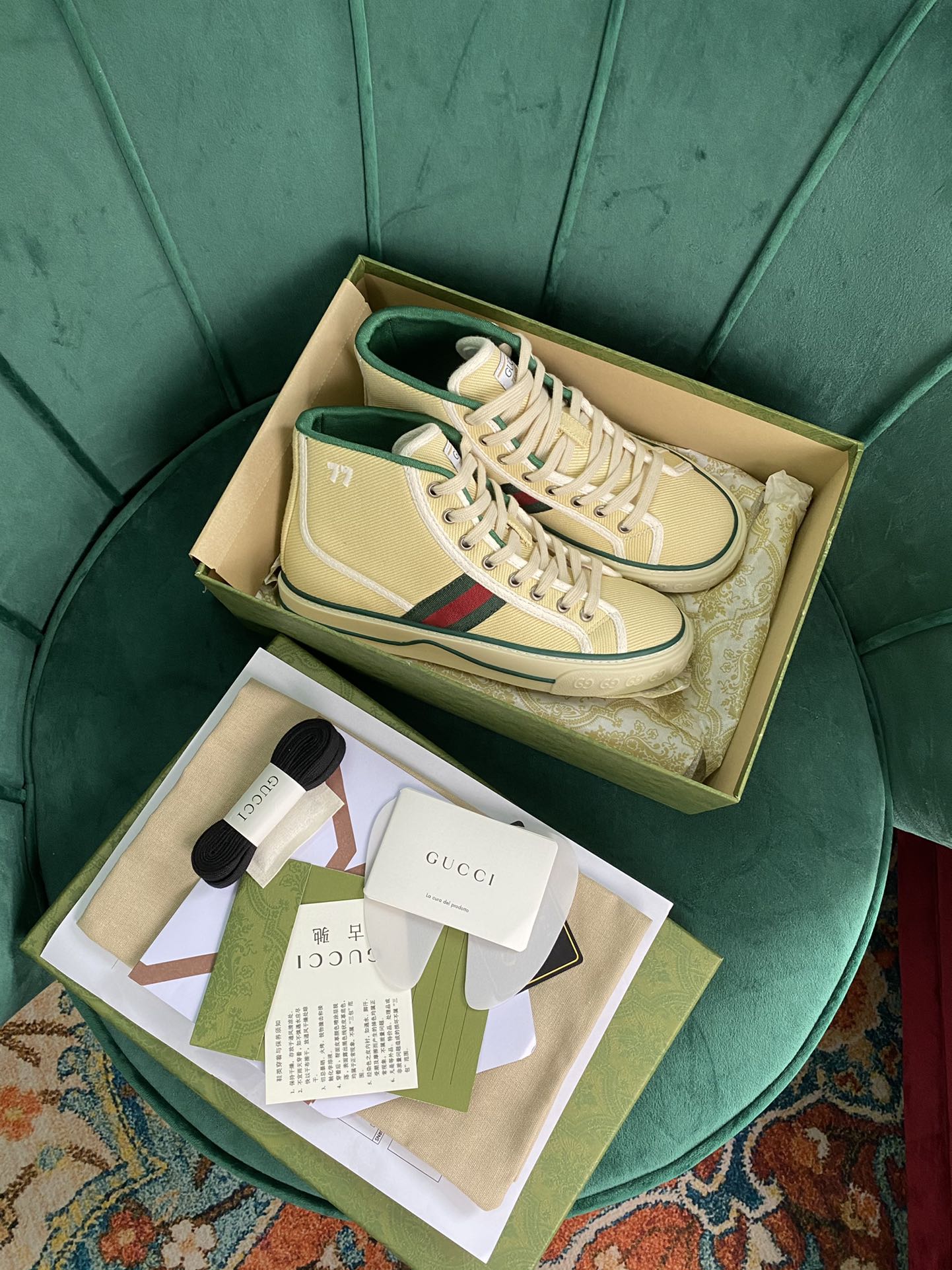 Zapatilla alta Gucci Tennis 1977 GUCCI