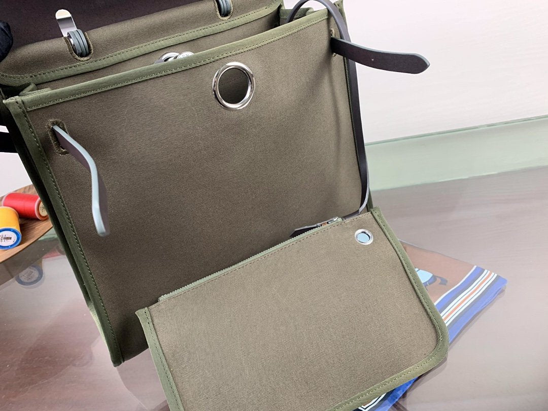 BOLSO HERBAG DE LONA - HERMES - Imagen 4