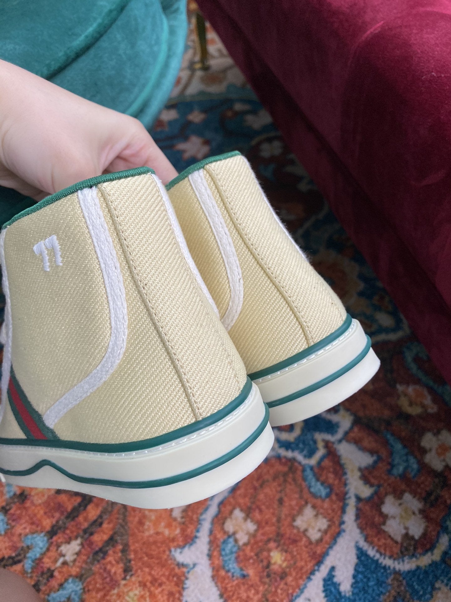 Zapatilla alta Gucci Tennis 1977 GUCCI - Imagen 3
