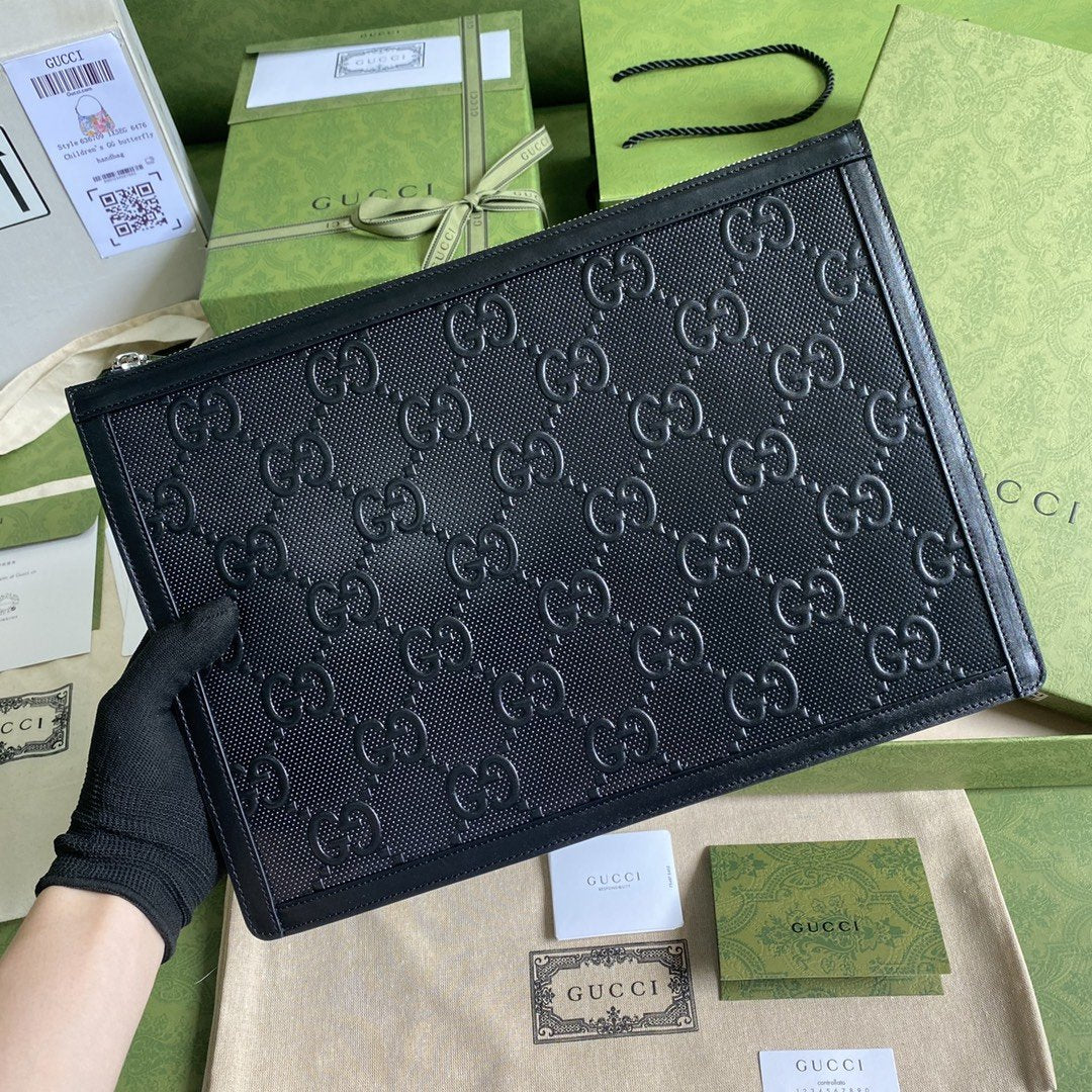 Cartera con GG en relieve GUCCI - Imagen 2