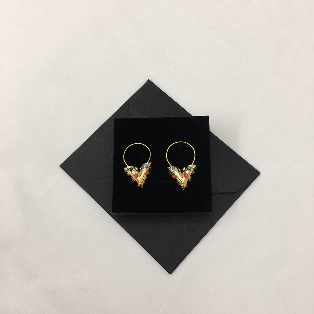 Pendientes de aro Essential V Louis Vuitton - Imagen 4
