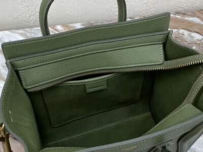 BOLSO LUGGAGE NANOELINE DE PIEL  CELINE - Imagen 2