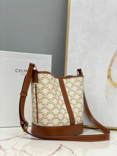 Bolso Cubo Pequeño de Lona Celine - Imagen 2