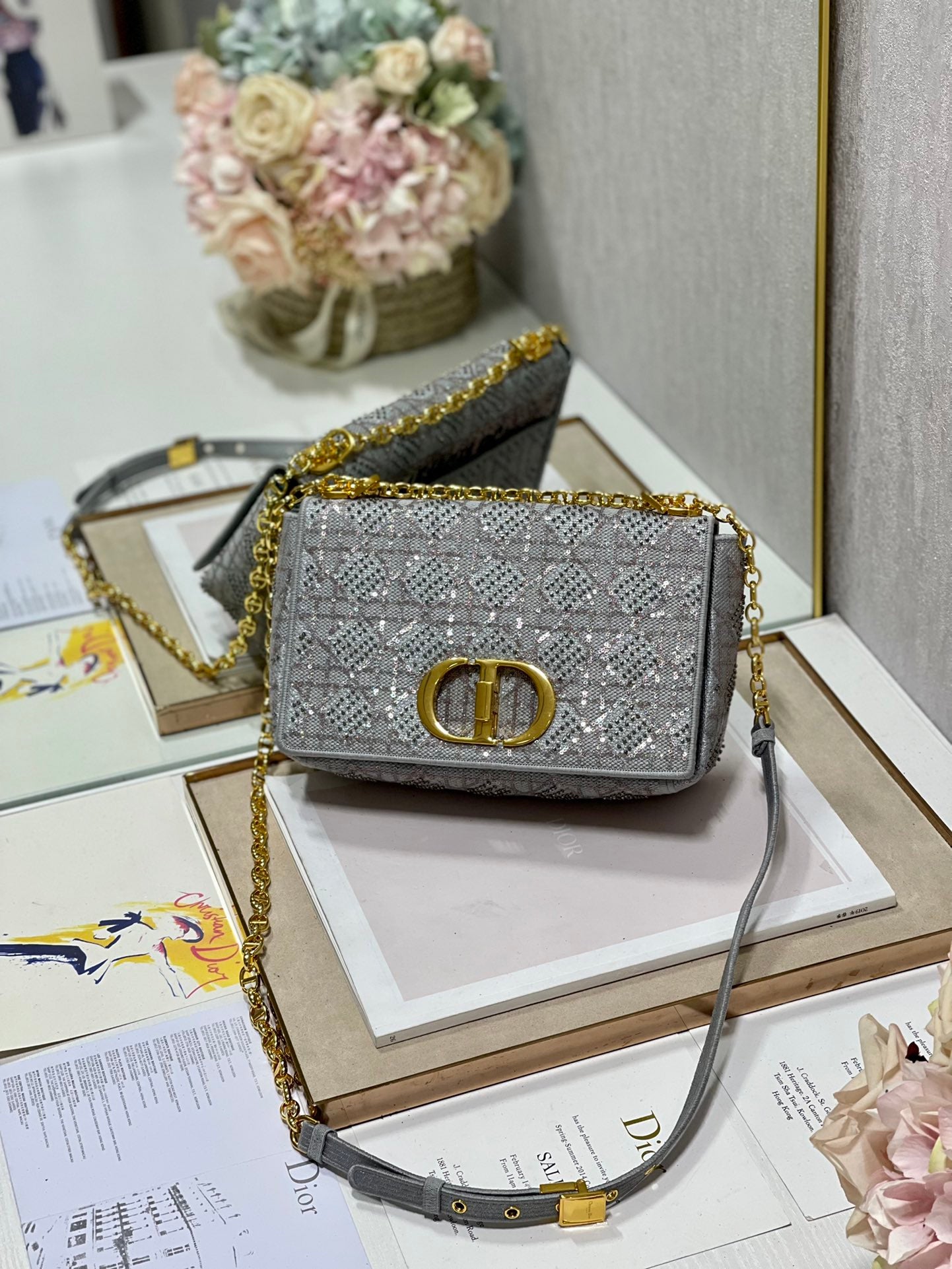 Bolso pequeño Dior Caro