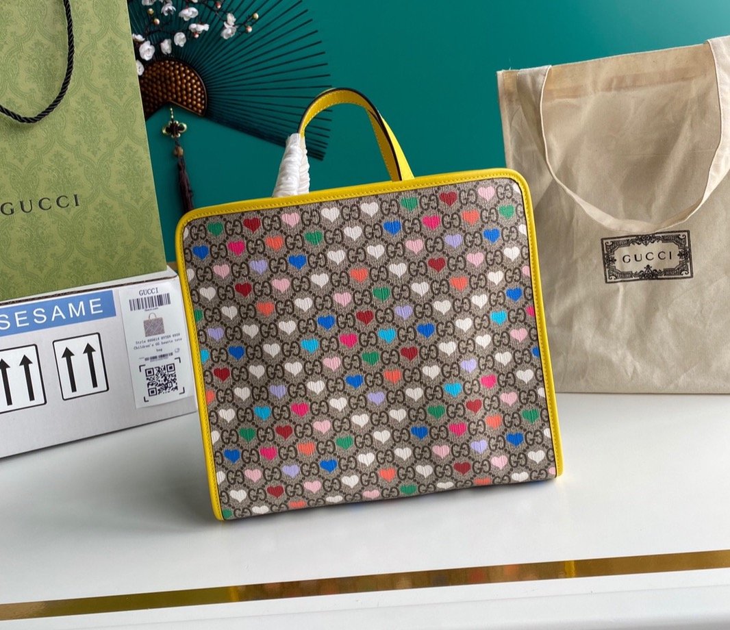 Bolso tote infantil con estrellas y GG GUCCI