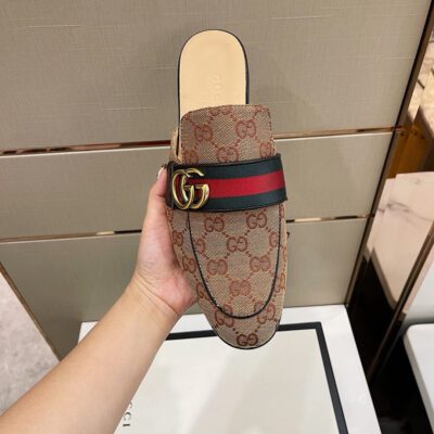 Slipper Princetown con doble GG GUCCI - Imagen 5