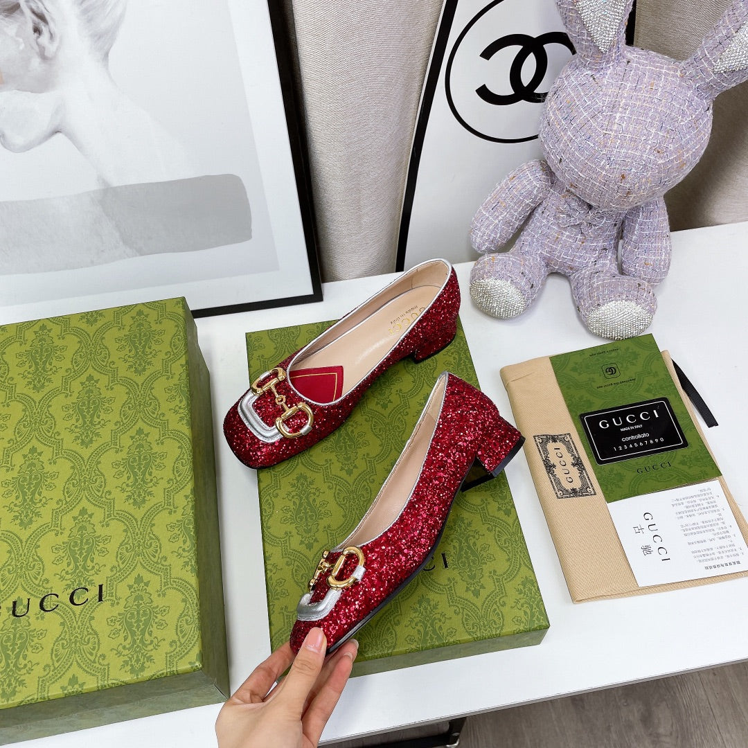 Bailarina Plana con Horsebit Gucci - Imagen 5