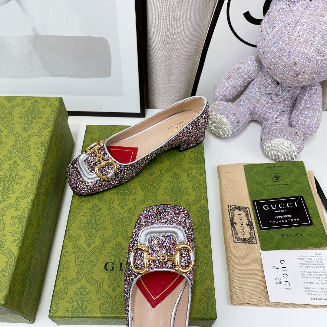 Bailarina Plana con Horsebit Gucci - Imagen 3