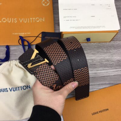 CINTURÓN REVERSIBLE LV FANCY DE 4 CM LOUIS VUITTON - Imagen 3