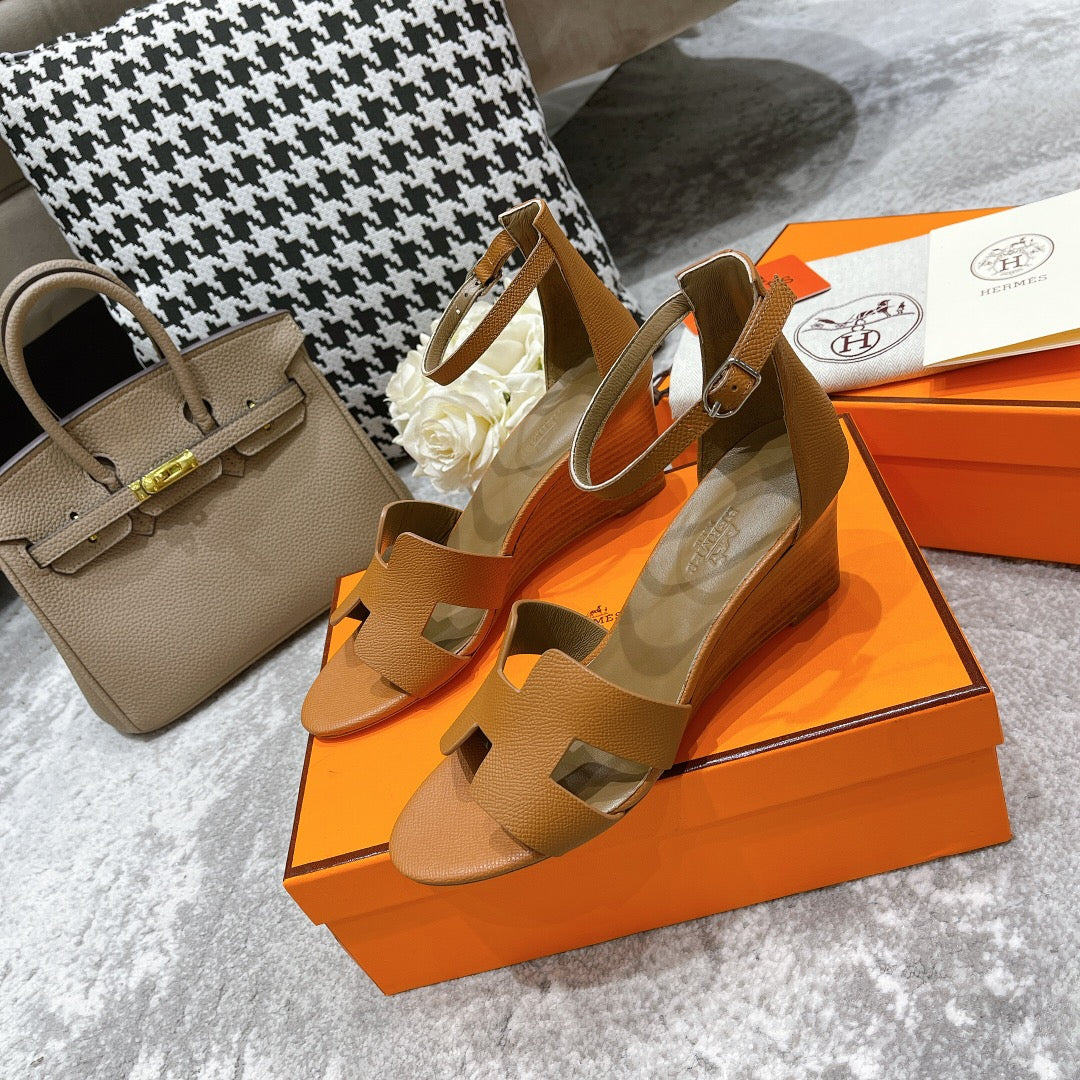 Sandalias Santorini de tacón HERMES
