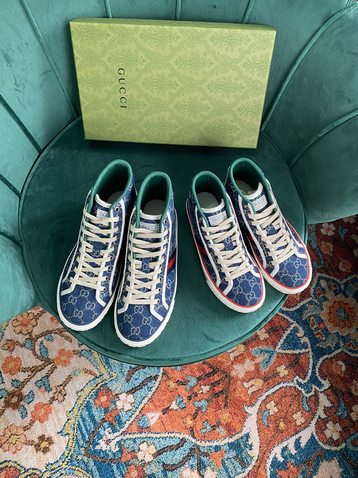 Zapatilla alta Gucci Tennis 1977 GUCCI - Imagen 2