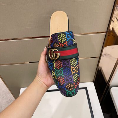 Slipper Princetown con doble GG GUCCI - Imagen 5