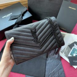 CARTERA CON CADENA GRAIN DE POUDRE YSL