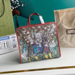 Bolso tote infantil con dibujo y GG GUCCI