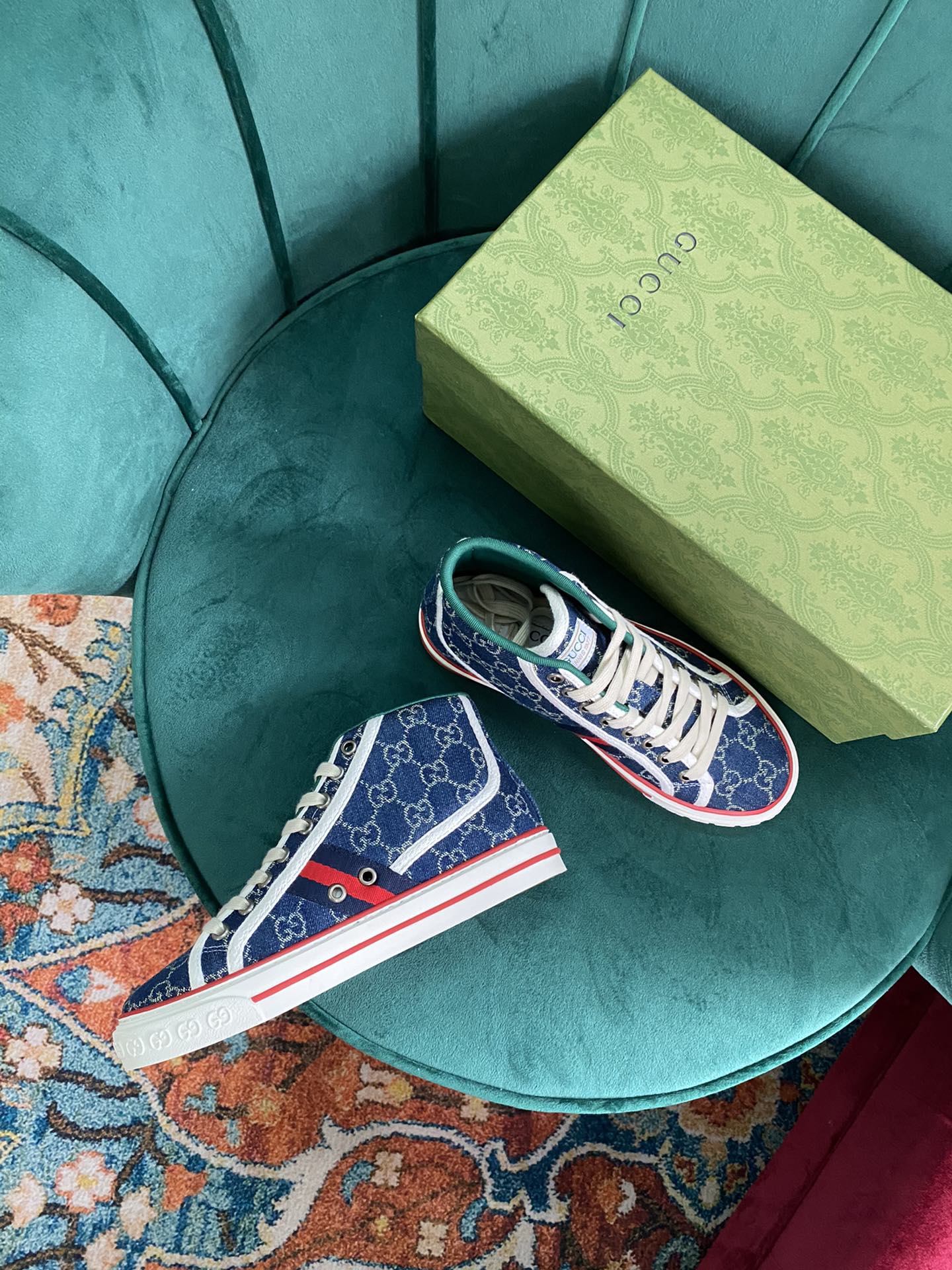 Zapatilla alta Gucci Tennis 1977 GUCCI - Imagen 5