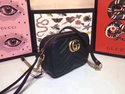 Minibolso GG Marmont de Matelassé GUCCI - Imagen 2