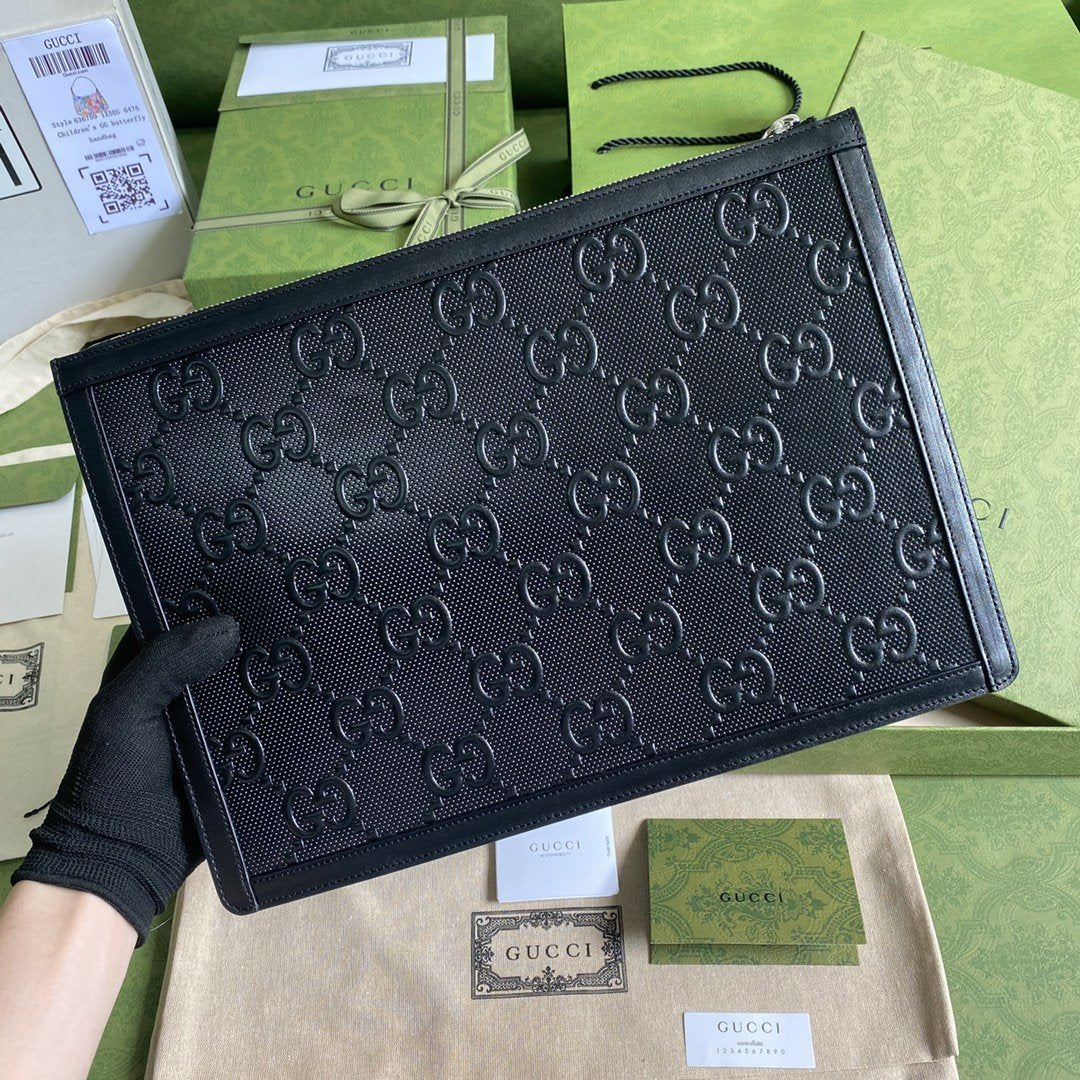 Cartera con GG en relieve GUCCI - Imagen 3