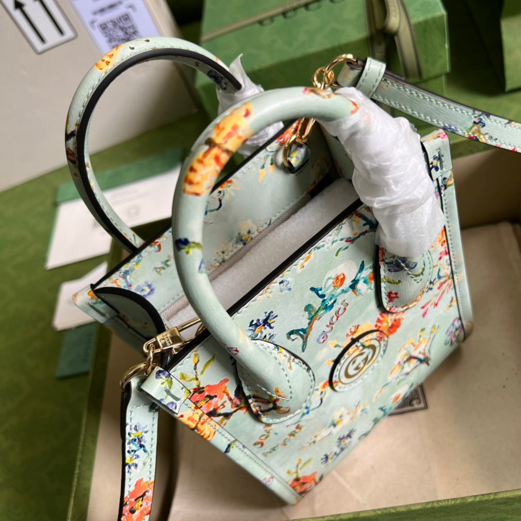 Minibolso tote con GG GUCCI - Imagen 4