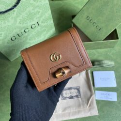 Monedero con  detalle de bambú GUCCI