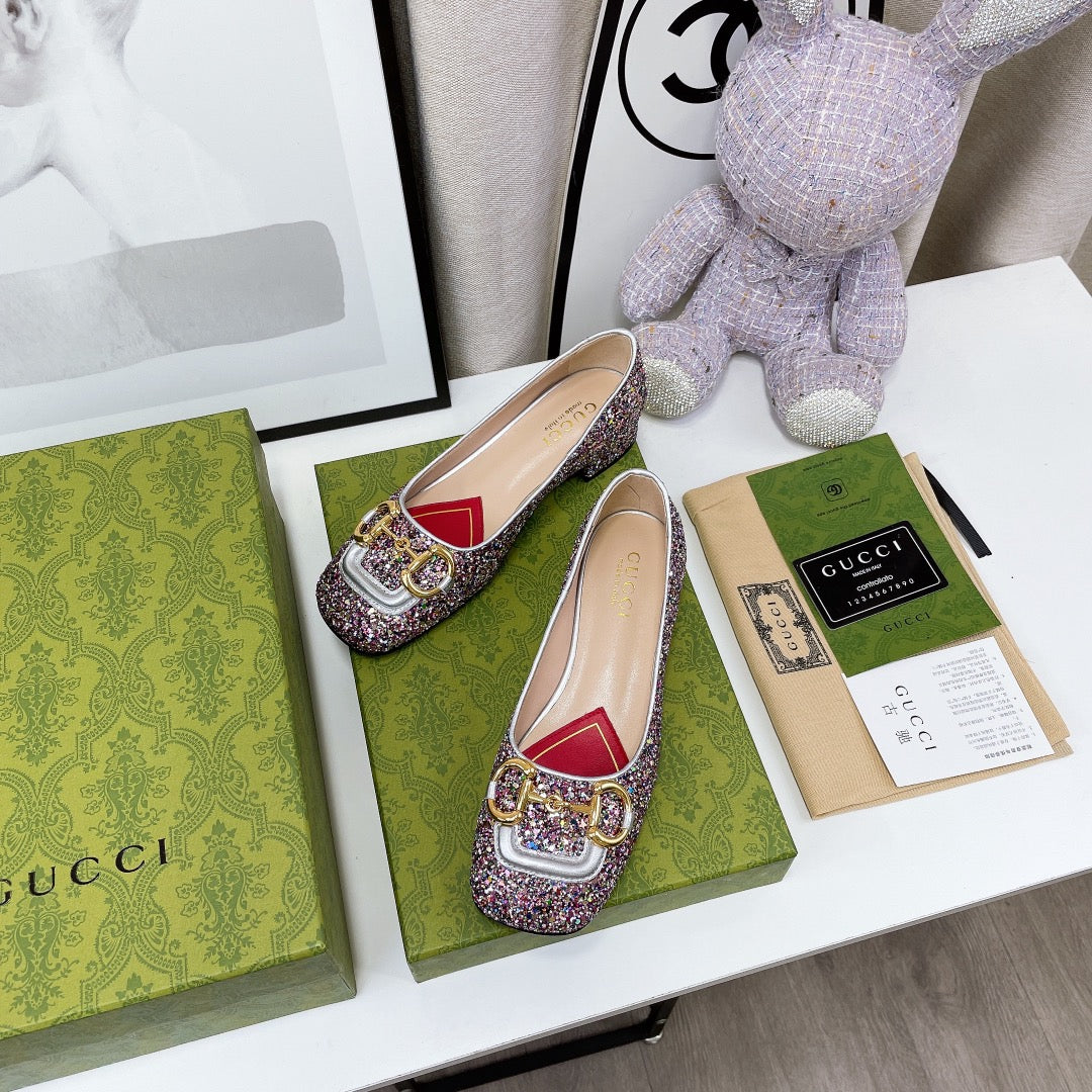 Bailarina Plana con Horsebit Gucci