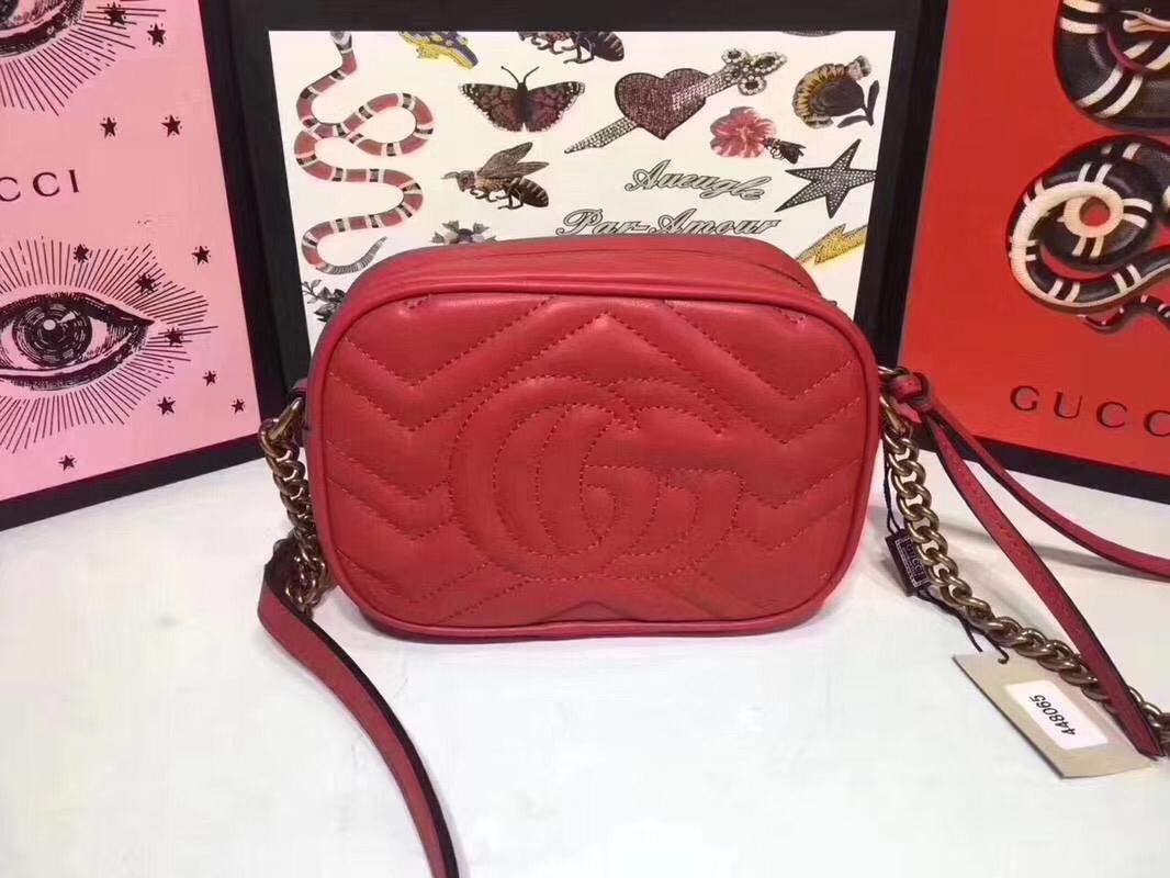 Minibolso GG Marmont de Matelassé GUCCI - Imagen 3