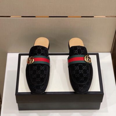 Slipper Princetown con doble GG GUCCI - Imagen 2