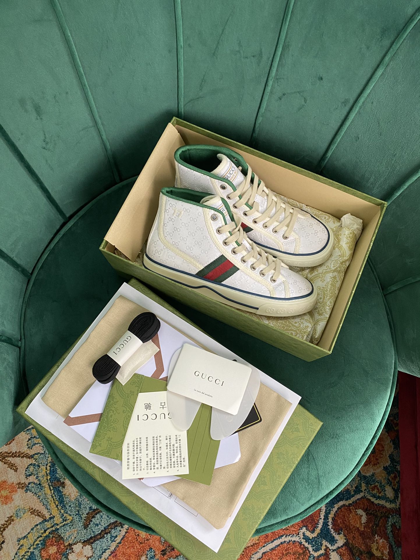 Zapatilla alta Gucci Tennis 1977 GUCCI - Imagen 3