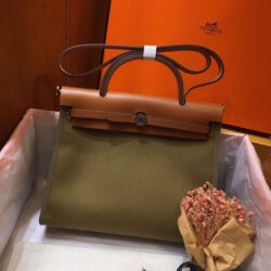 BOLSO HERBAG DE LONA - HERMES