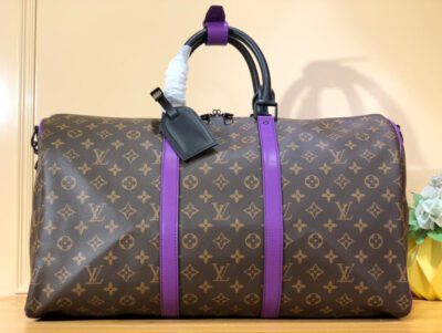 Bolsa de viaje Keepall 50 con bandolera Louis Vuitton