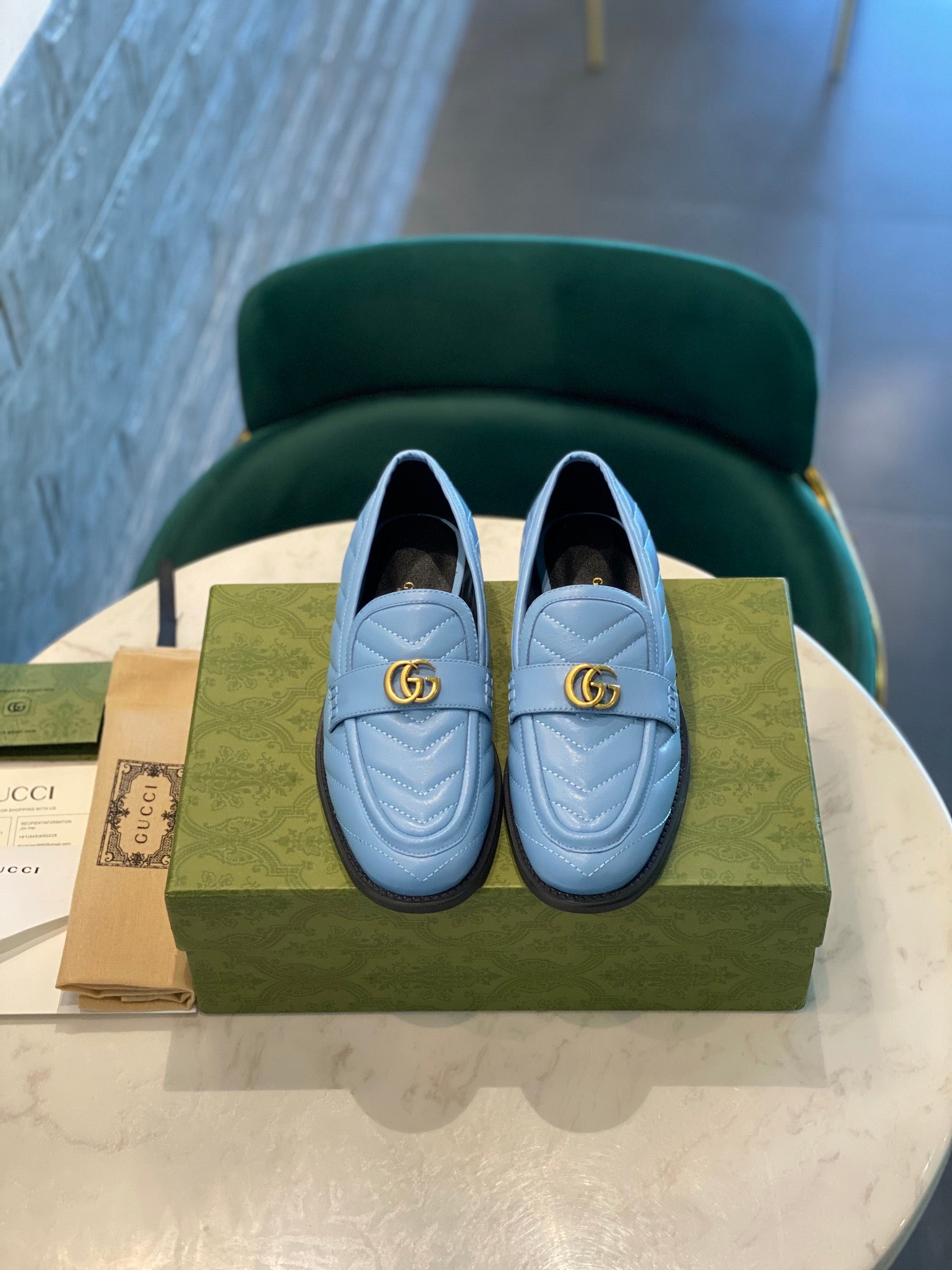 Mocasín con Doble G Gucci - Imagen 3