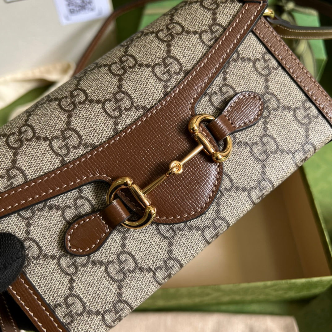 Minibolso Gucci Horsebit 1955 - Imagen 3